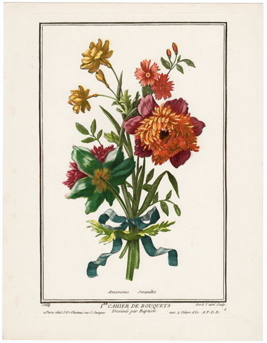 Plate 1
Cahier de Bouquets
Dessines par Baptiste 
